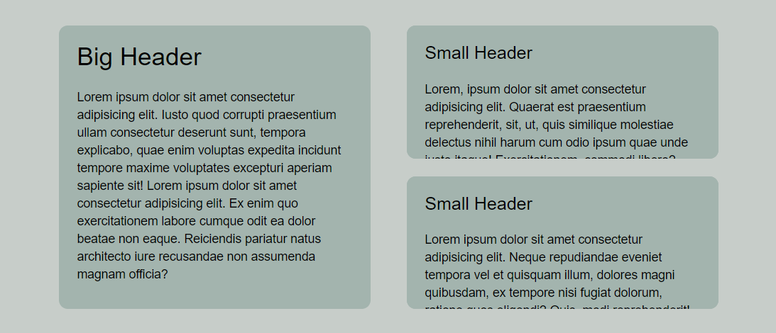 Static Box Layout #1 Preview